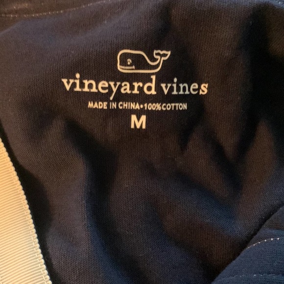 Vineyard vines nautical shift dress woman’s medium 3/4 sleeves - Picture 4 of 6